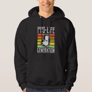 Pro-Life Generation Unborn Baby Art Anti-Abortion  Hoodie