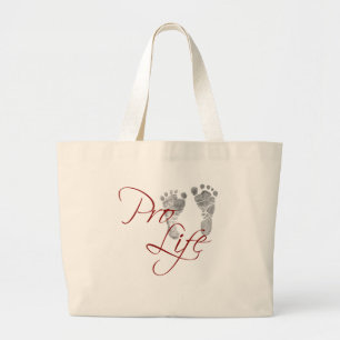 Pro Life Large Tote Bag
