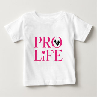 Pro Life Pink Baby T-Shirt