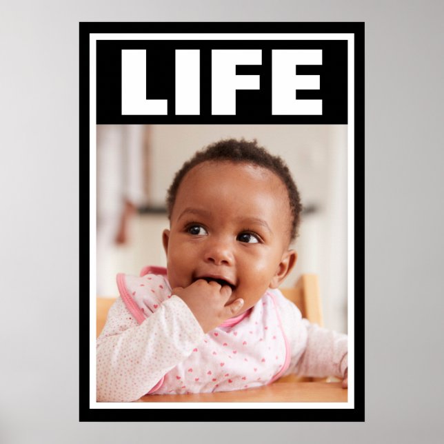 PRO-LIFE SMILING BABY GIRL INFANT LIFE POSTER (Front)