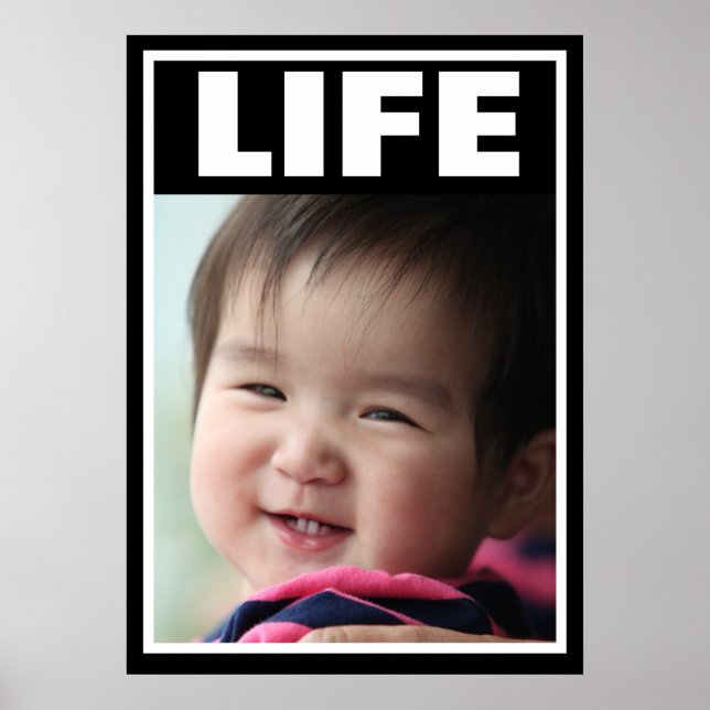 PRO-LIFE SMILING BABY GIRL INFANT LIFE POSTER (Front)