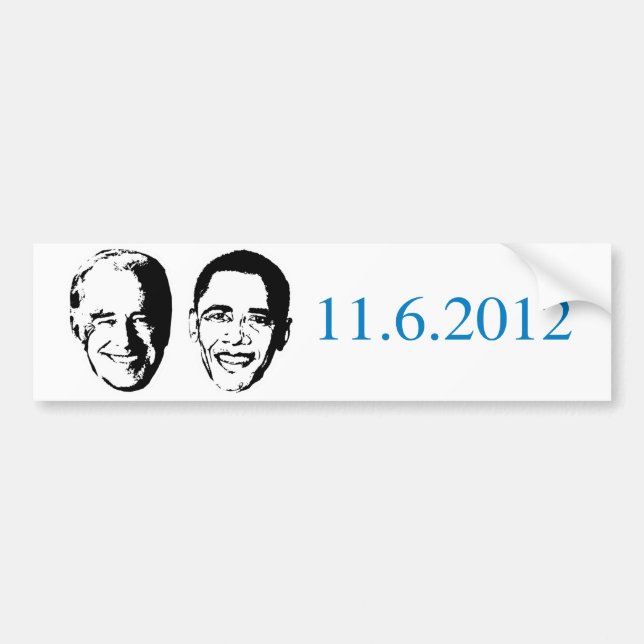 Pro-Obama - 11-6-2012 Bumper Sticker (Front)