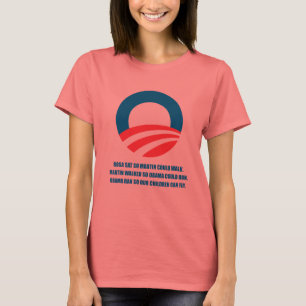 Pro-Obama - MARTIN WALKED SO OBAMA COULD RUN T-Shirt