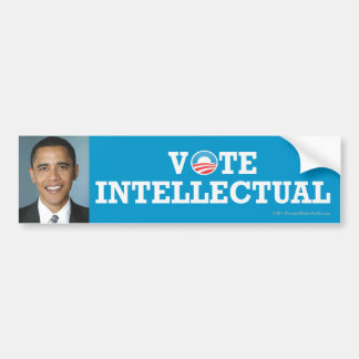Pro-Obama sticker Intellectual