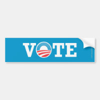 Pro-Obama sticker Vote