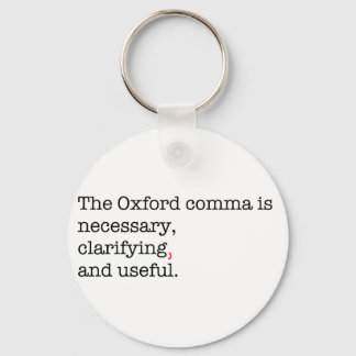 Pro-Oxford Comma Key Ring