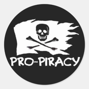 "Pro Pirate" sticker