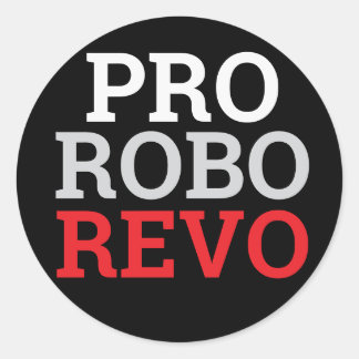 PRO ROBO REVO CLASSIC ROUND STICKER