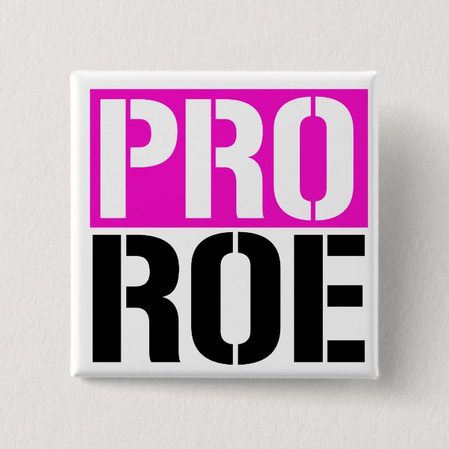 PRO ROE 15 CM SQUARE BADGE (Front)