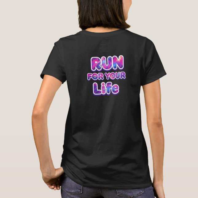 Pro Running Motivation T-Shirt (Back)