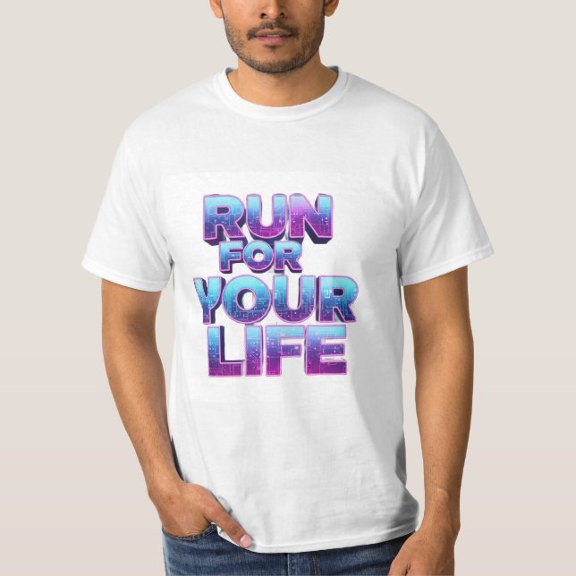 Pro Running Motivation T-Shirt (Front)