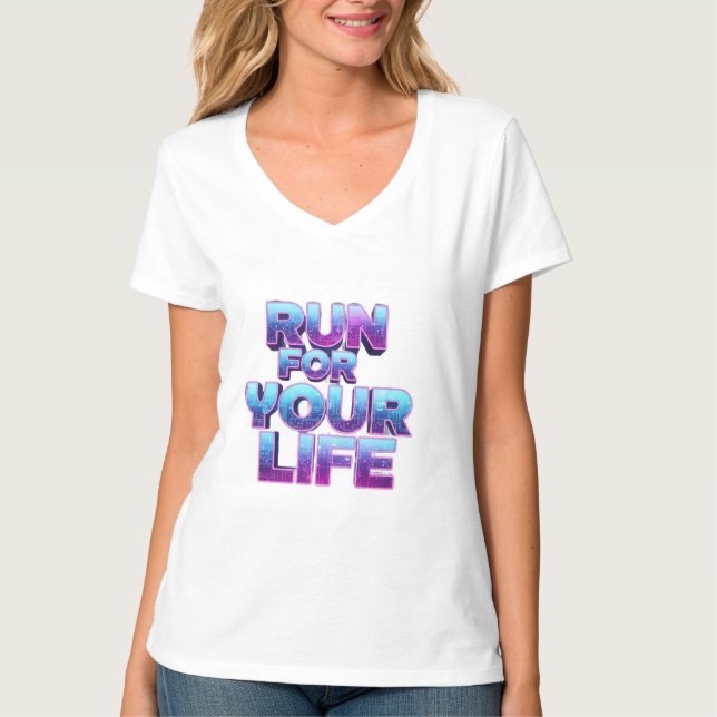 Pro Running Motivation T-Shirt (Front)