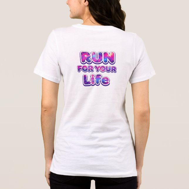 Pro Running Motivation Tri-Blend Shirt (Back)