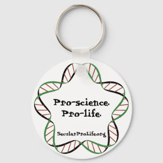 Pro-science. Pro-life. Key Ring