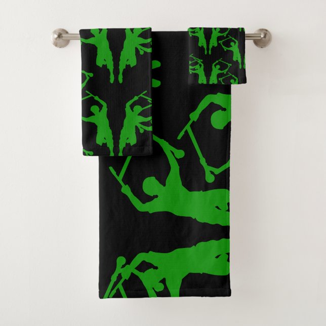 Pro Scooter Free Rider Tricks Bath Towel Set (Insitu)