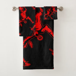 Pro Scooter Free Rider Tricks Bath Towel Set