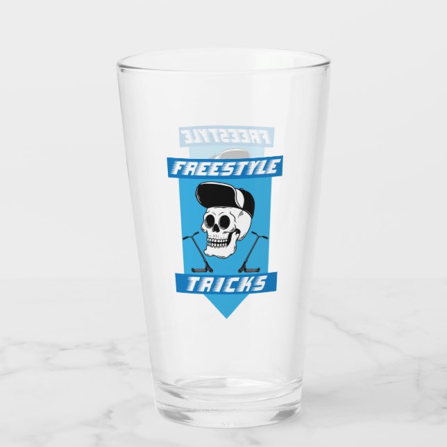 Pro Scooter Free Rider Tricks Glass (Back)