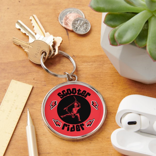 Pro Scooter Free Rider Tricks Key Ring (Desk)