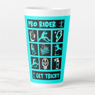 Pro Scooter Free Rider Tricks Latte Mug
