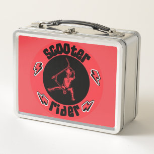 Pro Scooter Free Rider Tricks Metal Lunch Box