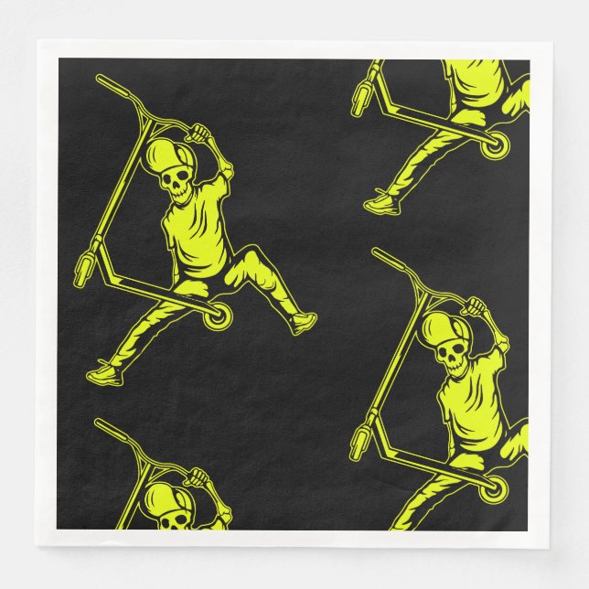Pro Scooter Free Rider Tricks Napkin (Front)