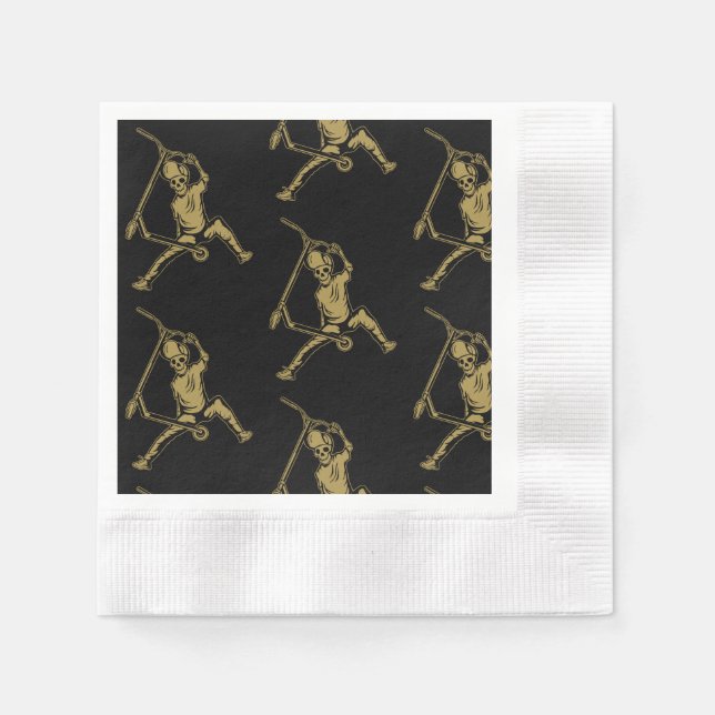 Pro Scooter Free Rider Tricks Napkin (Front)