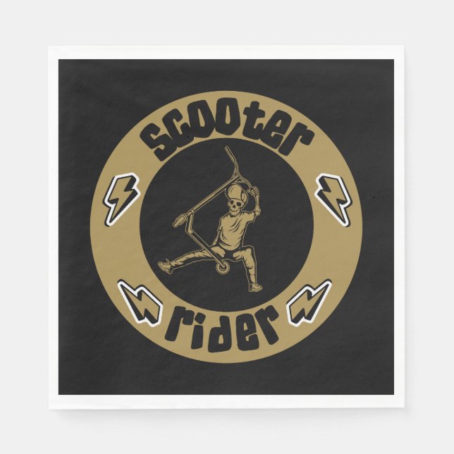 Pro Scooter Free Rider Tricks Napkin (Front)
