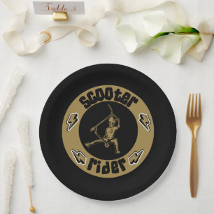 Pro Scooter Free Rider Tricks Paper Plate