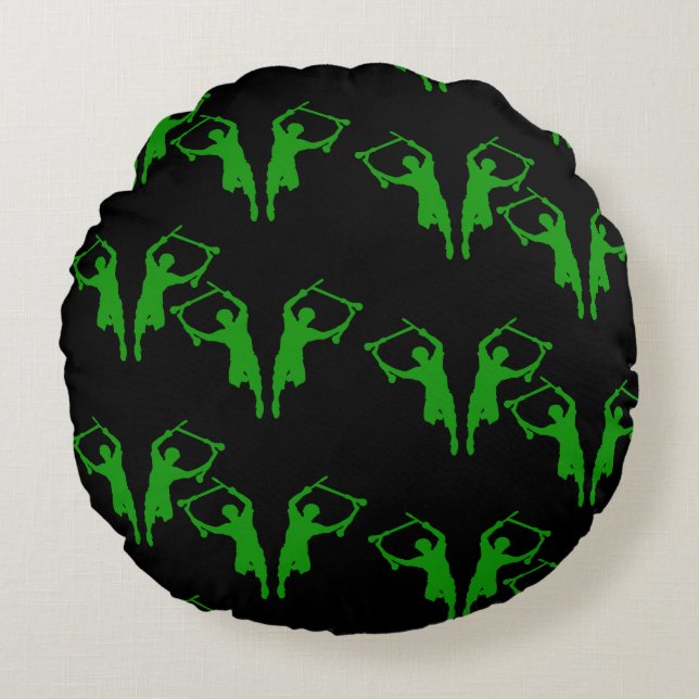 Pro Scooter Free Rider Tricks Round Cushion (Front)