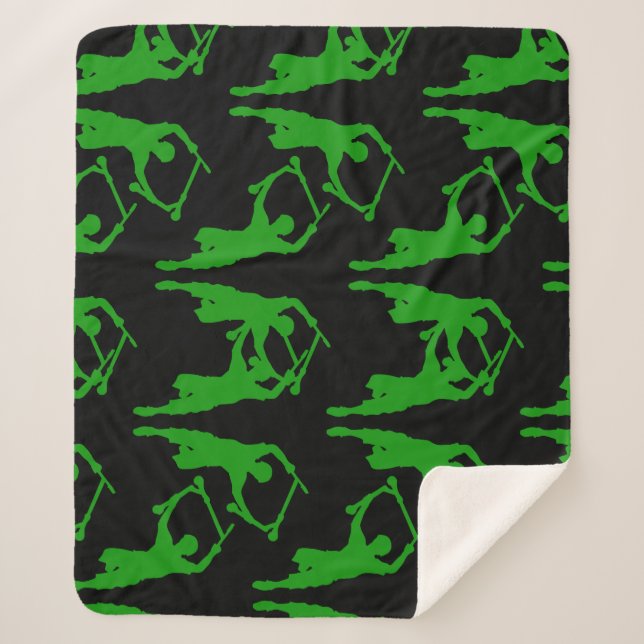 Pro Scooter Free Rider Tricks Sherpa Blanket (Front)