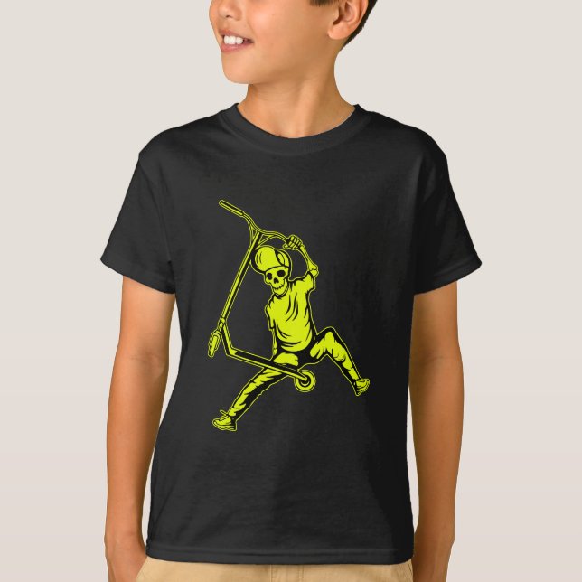 Pro Scooter Free Rider Tricks T-Shirt (Front)