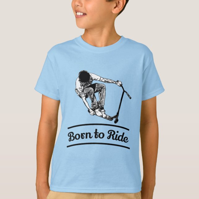 Pro Scooter Free Rider Tricks T-Shirt (Front)