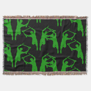 Pro Scooter Free Rider Tricks Throw Blanket