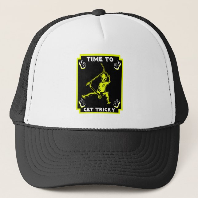 Pro Scooter Free Rider Tricks Trucker Hat (Front)