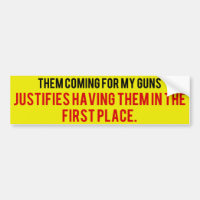 Pro-Second Amendment Bumper Sticker