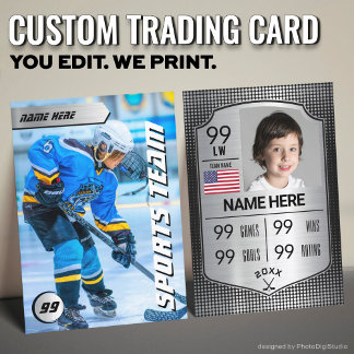 Pro Shield Hockey Trading Card Hockey Player Card