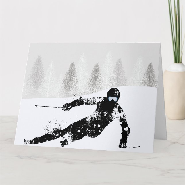 Pro Skier, Ski Snowboard Card (Front)