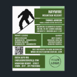 Pro Snowboarder, Ski/Snowboarding Lessons/Classes Flyer<br><div class="desc">Pro Snowboarder,  Ski/Snowboarding Lessons/Classes Advertising Flyers By The Business Card Store.</div>
