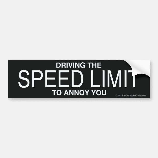 Pro-Speed Limit sticker (Front)