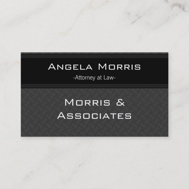 Pro Textures Business Card, Black and Slate Grey Card (Front)