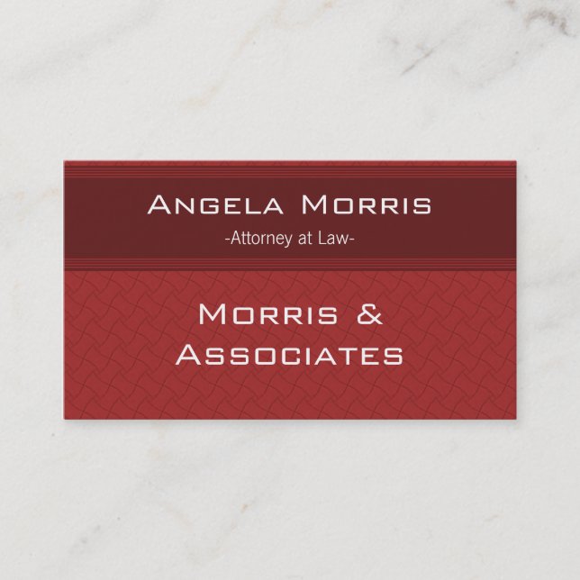 Pro Textures Business Card, Crimson Card (Front)