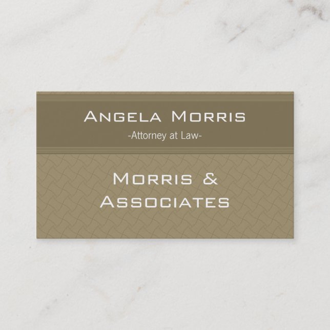 Pro Textures Business Card, Latte Card (Front)