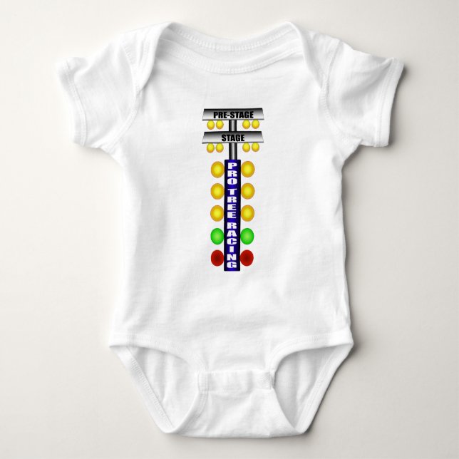 Pro Tree Racing Baby Bodysuit (Front)