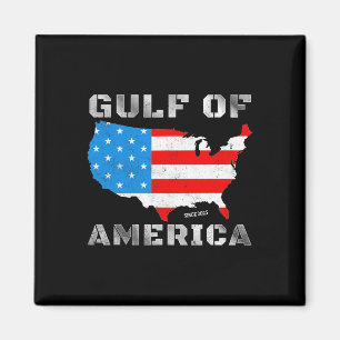 Pro-trump Gulf America Official Patriotic Of Usa M Magnet