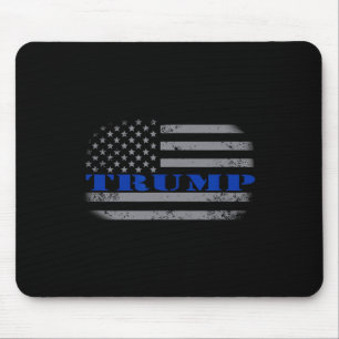 Pro Trump Political American Flag T Shirt - Thin B Mouse Pad