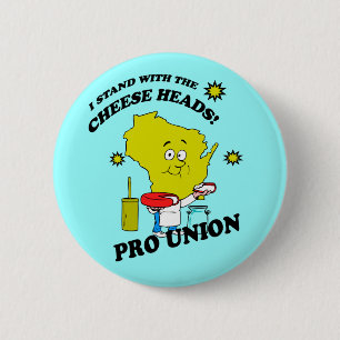 PRO UNION 6 CM ROUND BADGE