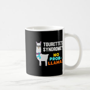 Prob-llama Tourette Syndrome Warrior Survivor Awar Coffee Mug