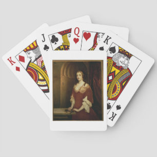 Probable portrait of Nell Gwynne (1650-87), mistre Playing Cards