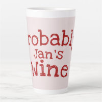 Probably (Jans) Wine Typography