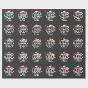 Probably just Gonna Jingle Some of The Way Nurse  Wrapping Paper